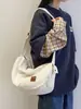 Bolso bandolera sencillo para hombre y mujer, nuevo bolso de hombro casual liso 2026, bolso mensajero de gran capacidad estilo japonés, mochila de yoga