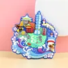 Ímãs de geladeira macios de PVC personalizados para museus, atrações turísticas culturais e criativas, ímãs de geladeira de cidades e lembrancinhas de viagem personalizadas