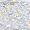 Joyería para Uñas Millennial de 8 mm con Forma Octagonal Corte Rosa Diamante Explosivo de Alta Calidad con Base Puntiaguda Diamante para Uñas con Forma Especial Accesorios para Uñas Desgastables