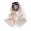 Novo cachecol de malha de cashmere com blocos de cor para outono e inverno, macio e confortável, grosso e quente, adequado para homens e mulheres