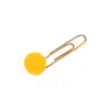 Clips de Papel de Bola de Felpa Colorida Hechos a Mano para Manualidades Marcadores de Libros Creativos Lindos Decoraciones de Bola de Felpa Pequeños Accesorios de Regalo