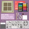 Moldura para Pintura a Óleo Pastel Quadro de Trabalho com Quatro Grades 10*10 Moldura de Madeira Quadrada Moldura de Mesa Suporte de Exibição para Fotos Pendurar na Parede Transfronteiriço