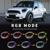 Peças do carro: Kit Farol e DRL para MINI Countryman R60 (2007-2016). Este conjunto de acessórios inclui luzes diurnas de LED (DRL) e lâmpadas Bi-Xénon para os faróis e faróis de nevoeiro.