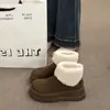 Gran Stock 3 Días Color Caqui Café Borgoña Piel Sintética Cadena Punta Redonda Zapatos de Salón Cuero Encerado Sin Punta en Stock