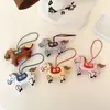 Llavero Colgante de Pony de Dibujos Animados Estilo Chino Muñeco Zodiacal del Año del Caballo Colgante de Bolso Muñeco de Bendición para Regalo de Fiesta