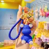Llavero de oso de lana con incrustaciones de diamantes moda Personalidad de hombre llavero para llaves de coche muñeca colgante exquisito para bolso llavero femenino