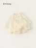 Vestido de Malla Princesa Bangxuan Huzhou Zhili para Niños Pequeños, Nuevo Vestido Formal de Primavera y Otoño, Vestido para Bebé Niña, Vestido para Niñas
