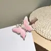 Presilha de Cabelo Super Fada Borboleta Pérola para Meninas, Grampo de Cabelo Estilo Fada, Versão Coreana Verão 2024, Presilha de Cabelo Doce Estilo Coreano para Franja e Cabelo Solto