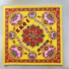 Papel de Quema Impreso a Color por Ambos Lados para Riqueza, Paz y Bendiciones, Dinero Dorado y Plateado, Origami Hecho a Mano para Rituales y Suministros Funerarios, Cabeza de Perro Dorada