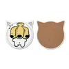 Desenho Banana Cabeça de Cachorro Gato Cerâmica Absorvente Antiderrapante Isolamento Café Refeição Porta-copos Base de Cortiça Escritório Acompanhamento Cerimônia