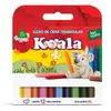 Giz de Cera (jumbo) 12 Cores Koala Triangular