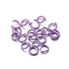 1.2*8mm Pintura Metálica Colorido Anillo Pequeño Sencillo Anillo de Conexión Anillo de Conexión Abierto Anillo C Accesorios de Joyería Hechos a Mano DIY