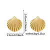 Pendientes Geométricos Plegados Transfronterizos Europeos y Americanos para Mujer, Pendientes Exagerados de Acero Inoxidable a la Moda con Personalidad, Pendientes Triangulares Exquisitos