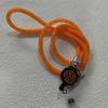 Amazon red de pesca lanyard de pedrería trabajo de rejilla tarjeta collar con hebilla retráctil de fácil extracción clip para insignia de cuello lanyard