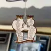 Colgante de Coche de Calavera Acrílica 2D Nuevo Transfronterizo Decoración Creativa de Halloween para Coche Accesorio Personalizado para Coche Lujo Ligero