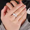 Anillo Abierto Esmerilado de Estilo Coreano de Venta Caliente Anillo Simple Personalizado Agresivo Florín Anillo para Dedo Índice Anillo con Forma para Hombre Plateado