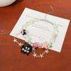 Pulseira de Miçangas Coloridas de Dopamina de Verão Personalidade Infantil Doce Exquisita Moda Criativa Desenho Animado Pulseira Versátil para Mulheres