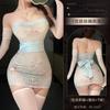 Guiyun lencería sexy tubo puro bordado estampado perspectiva kimono japonés tentación cadera uniforme