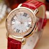 Comercio exterior AliExpress pedrería luminosa cuero deslizante taladro reloj reloj de cuarzo damas mano deslizante taladro reloj 773