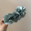 Pinza de Plátano Flor Yimengling Mismo Estilo Azul-Verde Menta para Mujer, Pasador Estilo Hada, Pinza Retorcida, Pinza para Moño, Accesorio para el Cabello