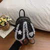 Mochila de conejo de orejas caídas con lunares transfronteriza para mujer 2026 nueva linda de gran capacidad mochila escolar para niñas mochila versátil para el trabajo