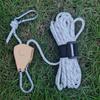 Ajustador de Polia para Exterior Suporte de Tenda Metal Polia Ajustável Corda de Vento Refletiva Lona Espessa Paracord Fabricante
