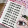 Kit de Cílios Postiços Transfronteiriços de Grande Capacidade, Cílios Postiços Girassol de Ponta Dupla, Textura Suave e Divertida Semelhante a Cabelo, Fotogênicos e Dinâmicos