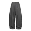 Ropa Vintage 2025 Otoño Nuevo Diseño Retro Japonés Marca de Moda Pantalones Casuales con Caída para Hombre Sueltos de Pierna Ancha