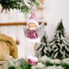 Cross-border decoração de Natal lantejoulas asas menina pingente criativo Natal novo anjo pingente pendurado presente de Natal
