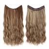 Peluca Transfronteriza para Mujer Extensiones de Cabello de una Pieza Largo Ondulado Rizado Esponjoso Natural Clip Línea de Pesca Pieza de Peluca de Cabello