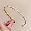Nova pérola headband super fada menina strass headband all-match temperamento hairpin bangs quebrado fivela de cabelo líquido acessórios para o cabelo vermelho