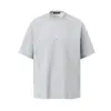 Ropa para Hombre Jiayiku 2026 Nuevo Verano Estilo Coreano Personalidad de Nicho Diseño Desconstruido Camiseta Manga Corta Simple y Sensación de Alta Gama