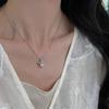 Collar de Cinta con Lazo de Perlas de Cristal para Mujer 2026 Nuevo Cadena para Suéter de Otoño e Invierno Estilo de Lujo Ligero Nicho de Gama Alta
