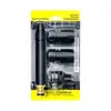 Fabricante Popular Transfronterizo Venta al por Mayor Plástico Negro Cohete Inyección Directa Lavado de Autos Pistola de Agua a Presión Alta Hogar Jardín Set de Cáscara de Burbujas