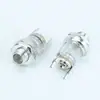 Dc-035-1 Conector DC Hembra, Enchufe Hembra de Carga DC Transparente de Dos Pines, Núcleo de 3.5*1.3 con Tuerca