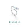 Anillo de Serpiente Espíritu Isla de Hielo de Plata Esterlina S925 Nicho Versátil de Alto Nivel Simple Moda Anillo de Pareja Joyería para Novia