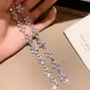 Pulsera Abierta Sencilla y Elegante de Flor de Zirconia, Pulsera Versátil de Moda para el Trabajo, Joyería al por Mayor de Lujo Ligero de Alta Gama para Mujeres