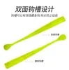Señuelo transfronterizo cola de T señuelo blando V6, hundimiento, lance de largo alcance, anzuelo con cabeza plomada para pesca en agua salada, con forma de pez, anti-enganche, adecuado tanto para agua dulce como salada
