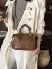 2026 Nova Bolsa de Mão de Outono Feminina Retrô Tecida Ombro Único Transversal Grande Capacidade Bolsa Almofada para o Dia a Dia