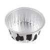 Caja Multifuncional de Papel de Aluminio para Huevos al Horno Bandeja Redonda de Papel de Aluminio para Ostras Taza de Papel de Aluminio Horno de Barbacoa Freidora de Aire Bol de Papel de Aluminio