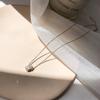 Collar con colgante de circonita micro incrustada de cintura pequeña, cadena para clavícula micro incrustada, joyería de cuello corto de estilo frío ins de moda famosa en Internet
