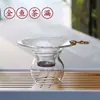 Filtro de vidrio resistente al calor filtro de vidrio colador de té accesorios para juego de té kung fu colador de té pantalla de filtro para ceremonia del té fabricante de coladores de té