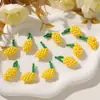 Verão Fresco e Divertido Amarelo com Contas Limão DIY Fofo Redutor de Idade Frutas Brincos Chaveiro Fivela de Sapato Acessórios