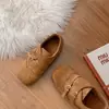 Zapatos Retro Versátiles con Aumento Interior de Piel para Mujer 2025 Otoño e Invierno Nuevos Zapatos de Algodón Mocasines Forrados de Borrego Cálidos Zapatos Pequeños de Piel