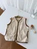Chaleco de forro polar para niños para primavera y otoño, unisex, diseño de bloques de color, con cremallera, cálido, para niños mayores, forrado de forro polar, estilo 2833