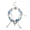 Pulseira Azul Oceano de Verão Nova e Incrível Mais Vendida com Pingentes de Estrela, Estilosa e na Moda, Perfeita para Estudantes, Perfeita como Presente
