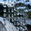 Cortina Octogonal de Cristal Acrílico com Contas para Casamento Guia de Caminho Corrente de Contas Divisória de Entrada Decoração de Hall de Hotel KTV
