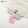 Pingente de Nó Chinês com Borla de 8cm e Padrão de Nuvem Tradicional, Marcador de Página, Acessório para Sachê, Cloisonné, Compra em Atacado com Preço Excelente