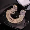 Collar Europeo y Americano de Borla con Pedrería de Alta Resistencia, Lujoso Accesorio para Vestido, Artículo de Venta Caliente Transfronterizo, Varios Estilos de Collares de Pedrería para Mujeres