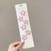 Pinza Lateral de Color Caramelo Y2K Estilo Millennial Dopamina para Mujer, Pasador de Verano para Flequillo, Pinza para el Pelo Lateral